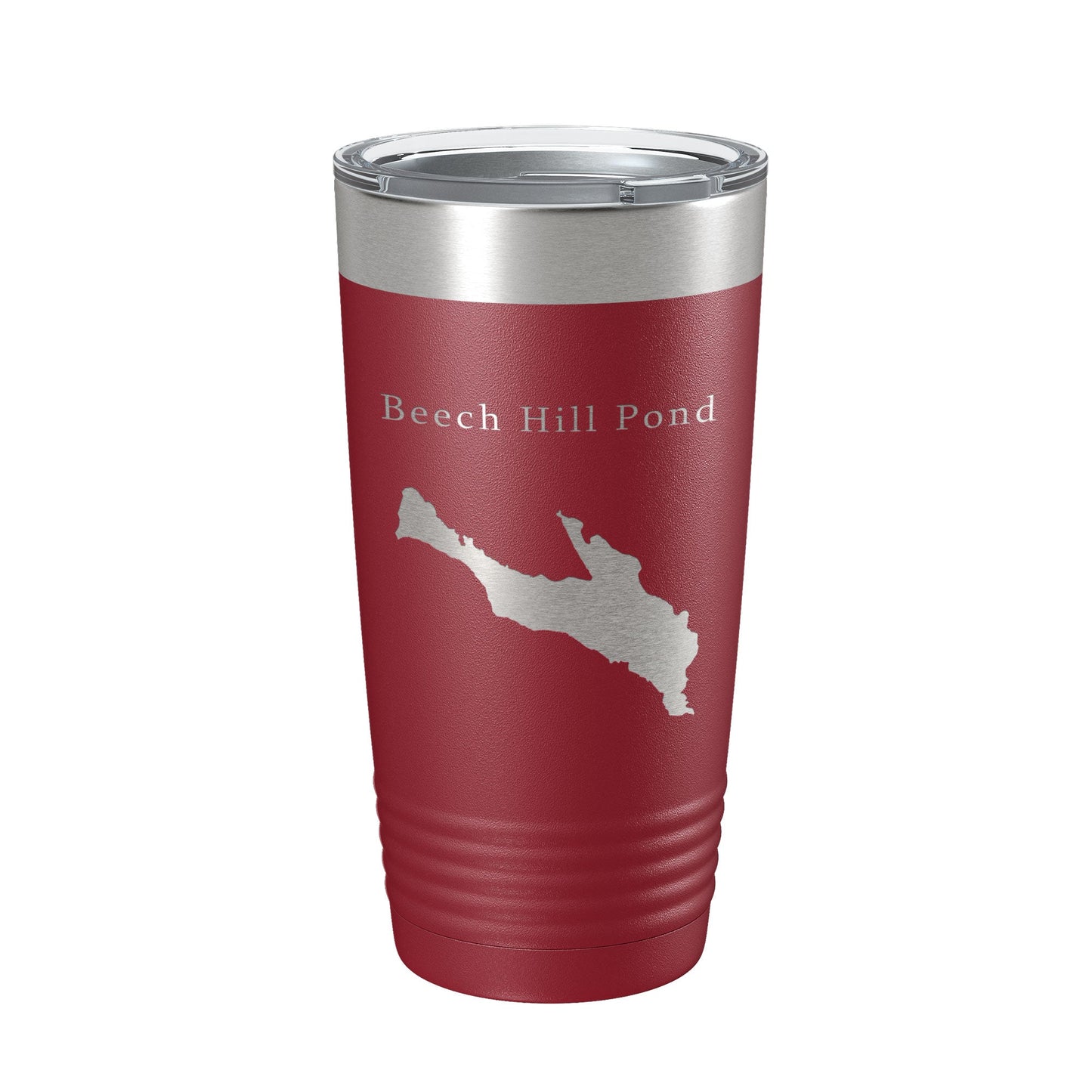 Beech Hill Pond Tumbler Lake Map Travel Mug Insulated Laser Engraved Coffee Cup Maine 20 oz-18