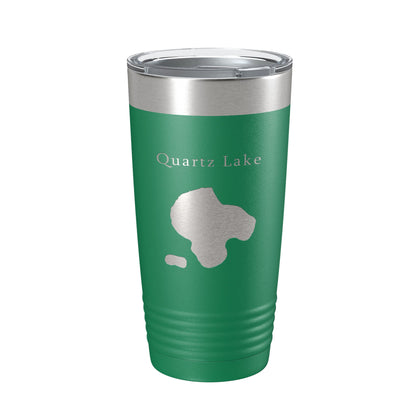 Quartz Lake Map Tumbler Travel Mug Insulated Laser Engraved Coffee Cup Alaska 20 oz-9