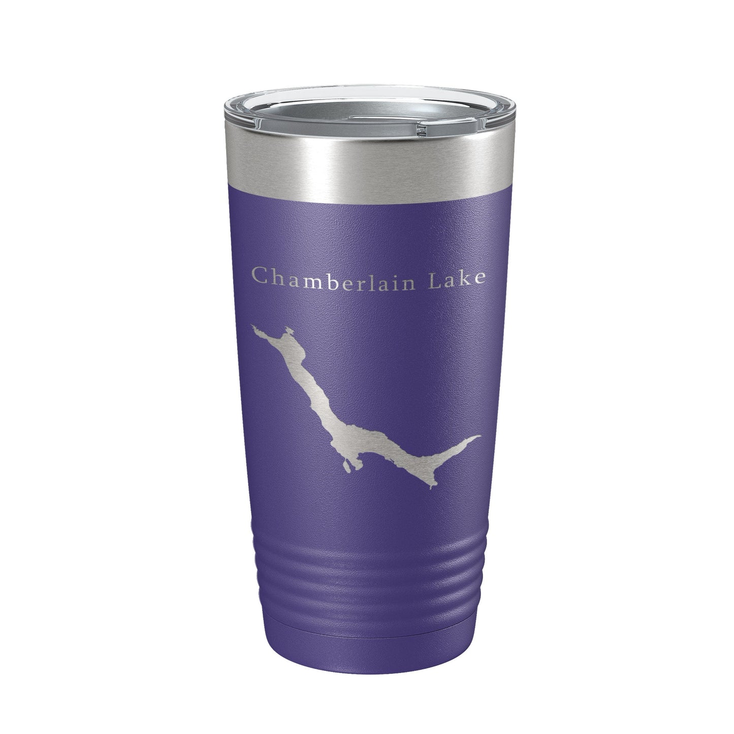 Chamberlain Lake Map Tumbler Travel Mug Insulated Laser Engraved Coffee Cup Maine 20 oz-15