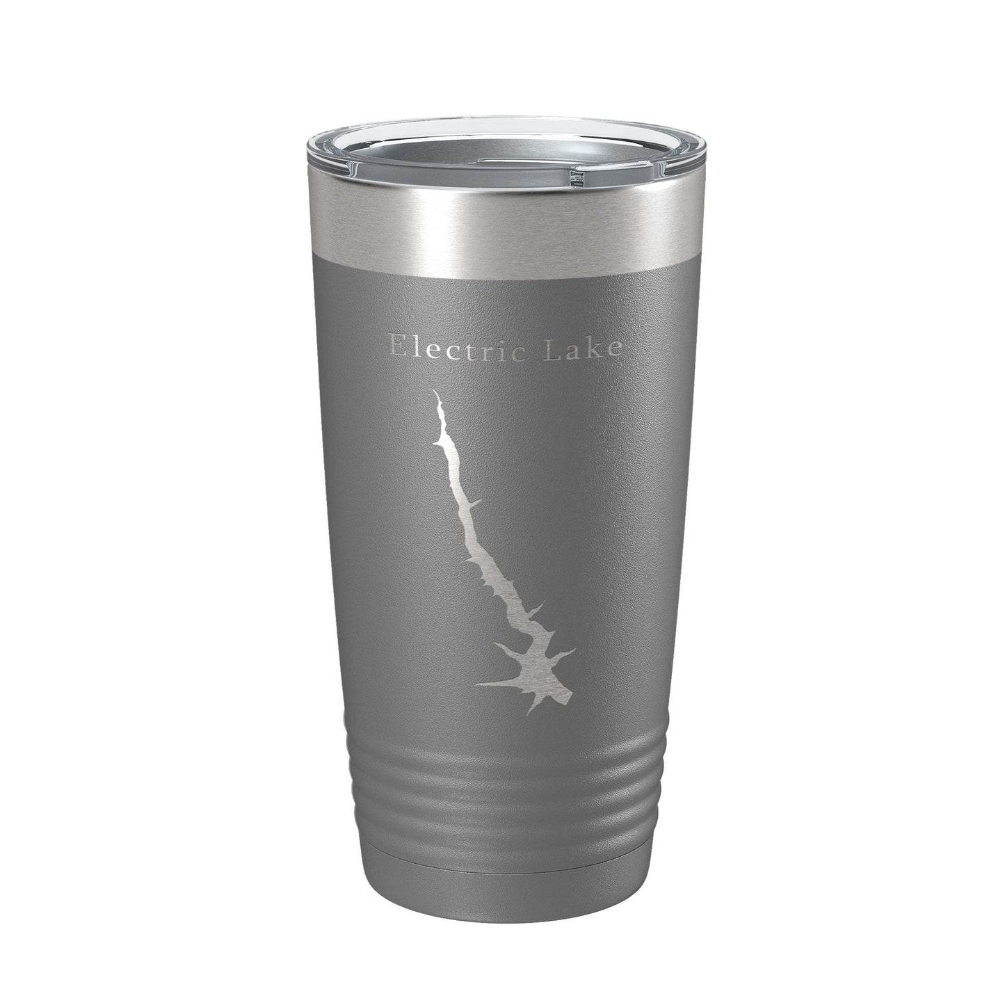 Electric Lake Map Tumbler Travel Mug Insulated Laser Engraved Coffee Cup Utah 20 oz-16