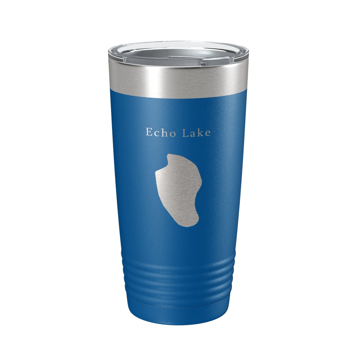 Echo Lake Map Tumbler Travel Mug Insulated Laser Engraved Coffee Cup White Mountains New Hampshire 20 oz-6