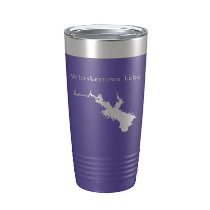 Whiskeytown Lake Map Tumbler Travel Mug Insulated Laser Engraved Coffee Cup California 20 oz-15