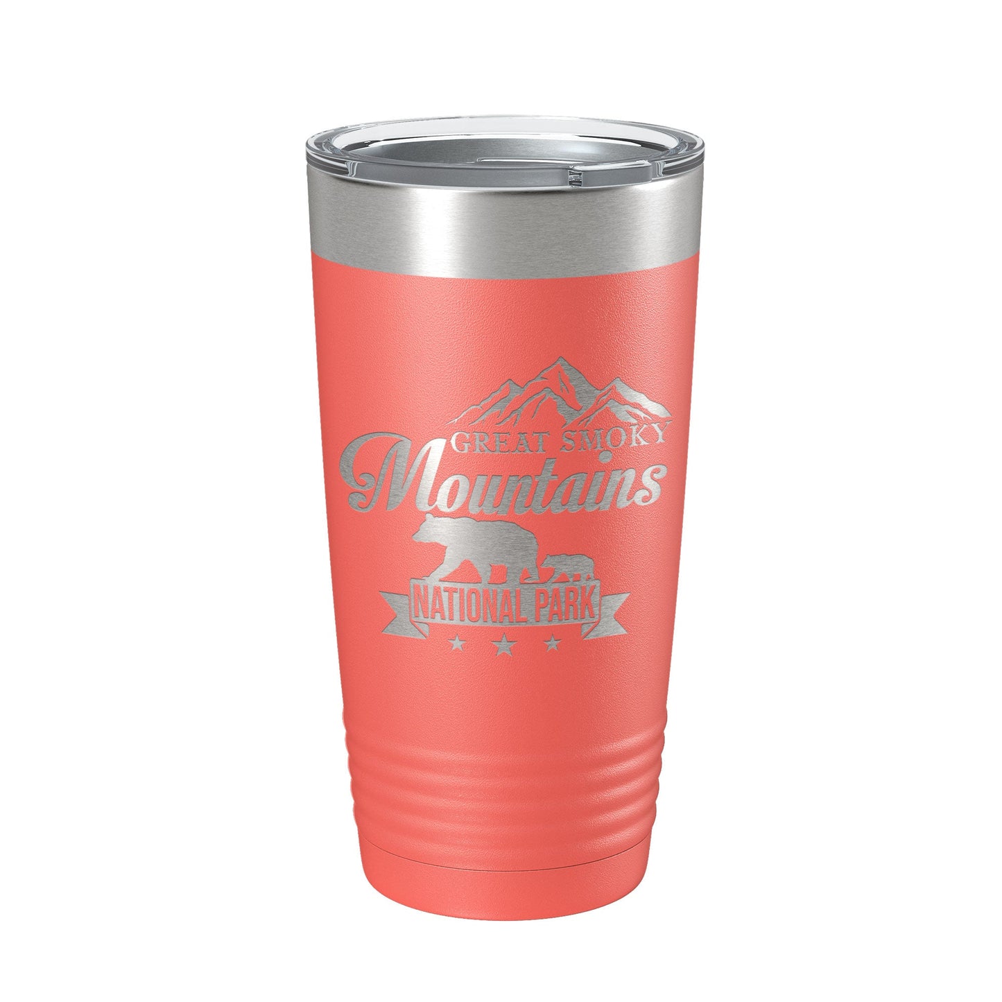 Great Smoky Mountains National Park Bear Tumbler GSMNP Travel Mug Gift Insulated Laser Engraved Coffee Cup 20 oz-20