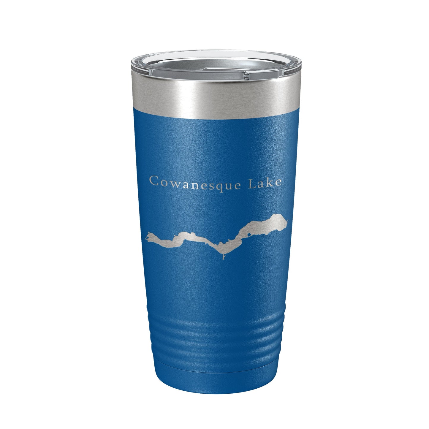Cowanesque Lake Map Tumbler Travel Mug Insulated Laser Engraved Coffee Cup Pennsylvania 20 oz-6