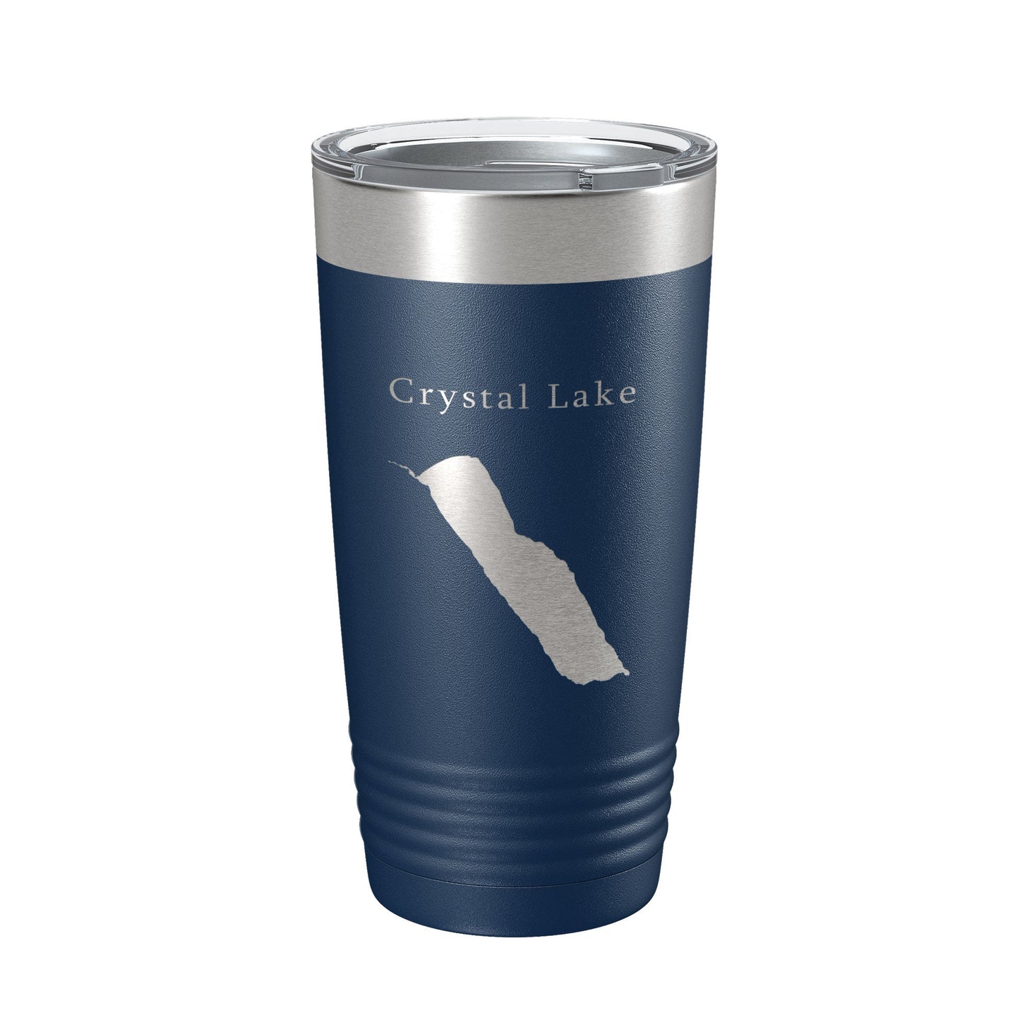 Crystal Lake Map Tumbler Travel Mug Insulated Laser Engraved Coffee Cup Vermont 20 oz-8
