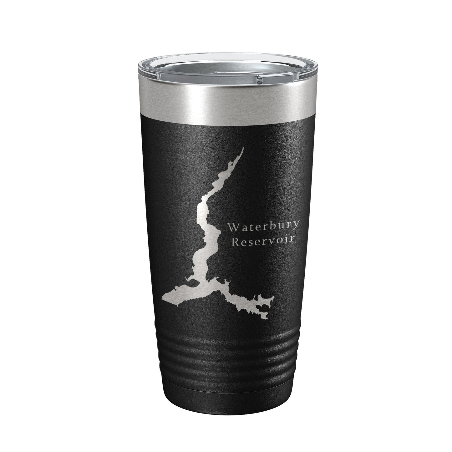 Waterbury Reservoir Tumbler Lake Map Travel Mug Insulated Laser Engraved Coffee Cup Vermont 20 oz-5