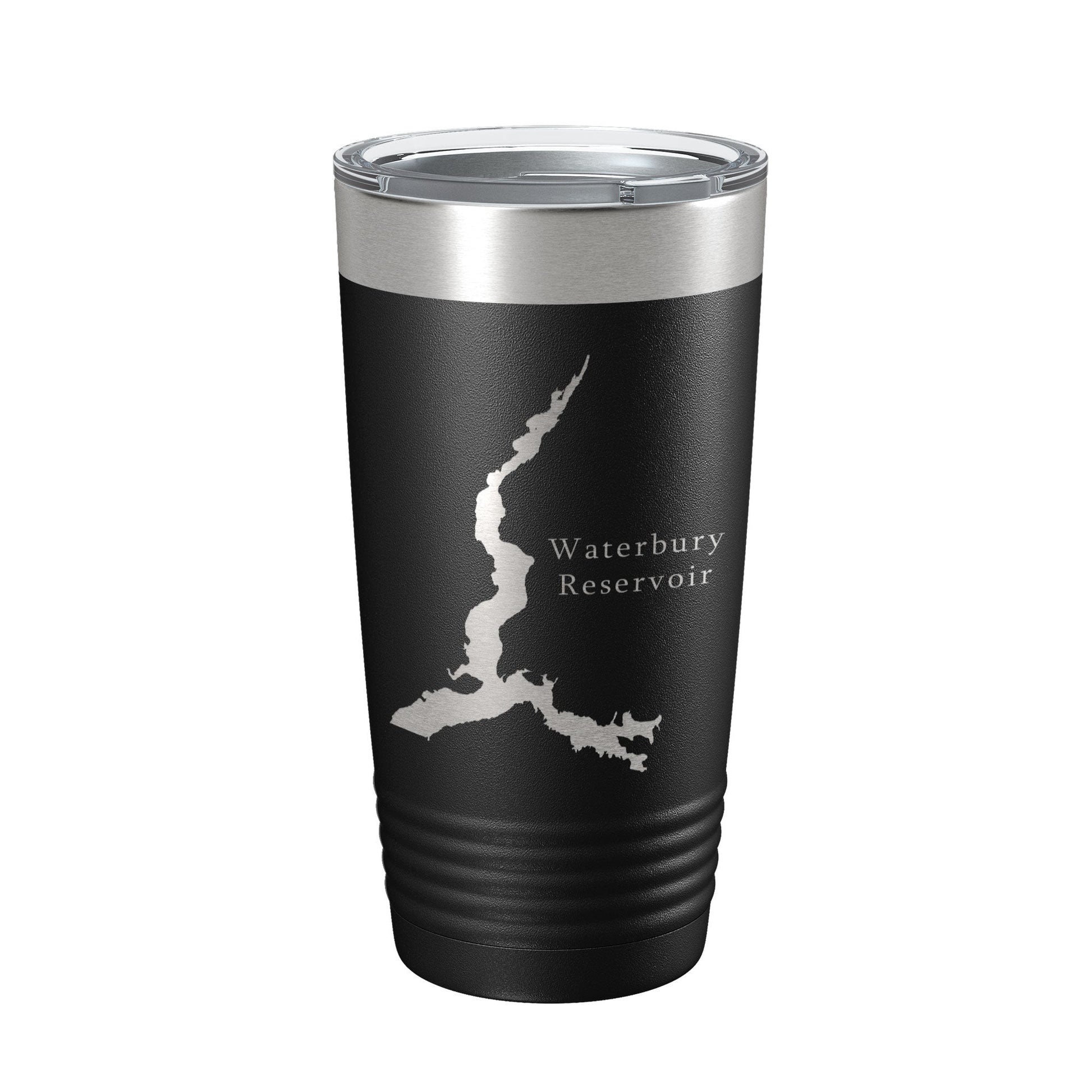 Waterbury Reservoir Tumbler Lake Map Travel Mug Insulated Laser Engraved Coffee Cup Vermont 20 oz-5