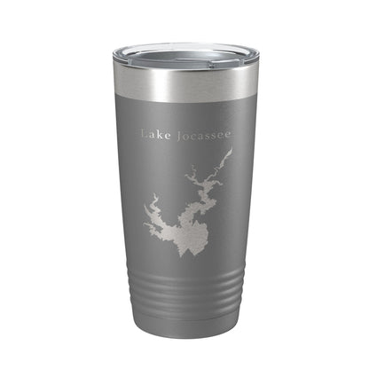 Lake Jocassee Map Tumbler Travel Mug Insulated Laser Engraved Coffee Cup North South Carolina 20 oz-16