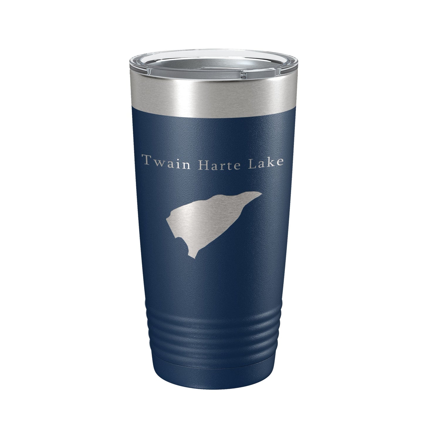 Twain Harte Lake Map Tumbler Travel Mug Insulated Laser Engraved Coffee Cup California 20 oz-8