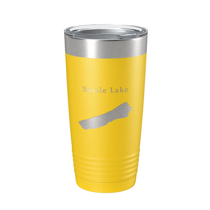 Suttle Lake Map Tumbler Travel Mug Insulated Laser Engraved Coffee Cup Oregon 20 oz-4