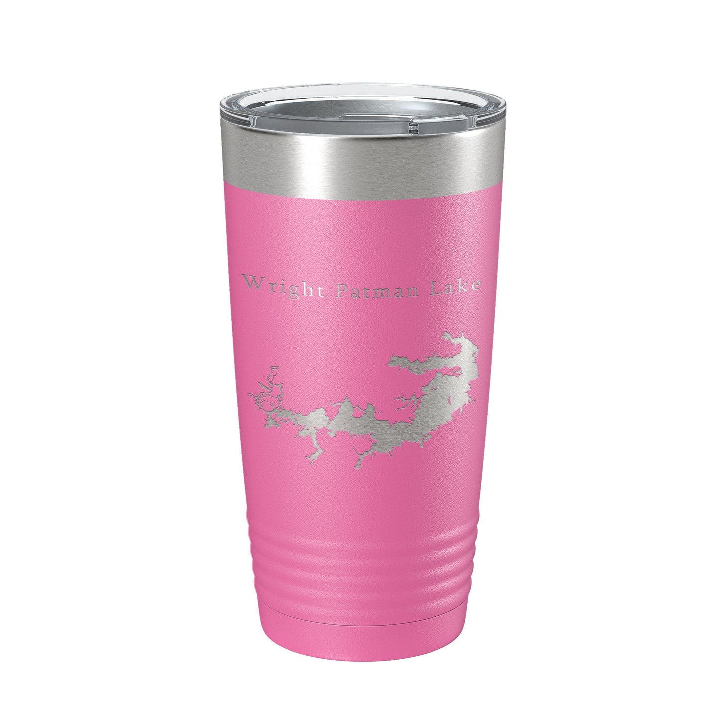 Wright Patman Lake Map Tumbler Travel Mug Insulated Laser Engraved Coffee Cup Texas 20 oz-11