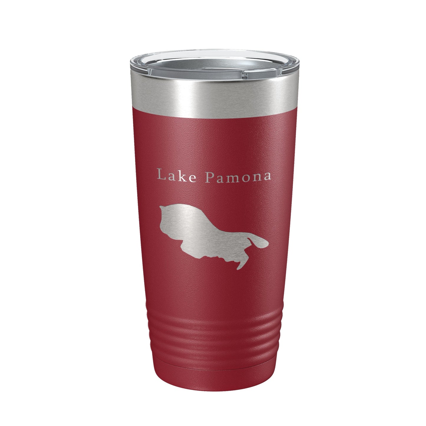 Lake Pamona Map Tumbler Travel Mug Insulated Laser Engraved Coffee Cup Georgia 20 oz-18