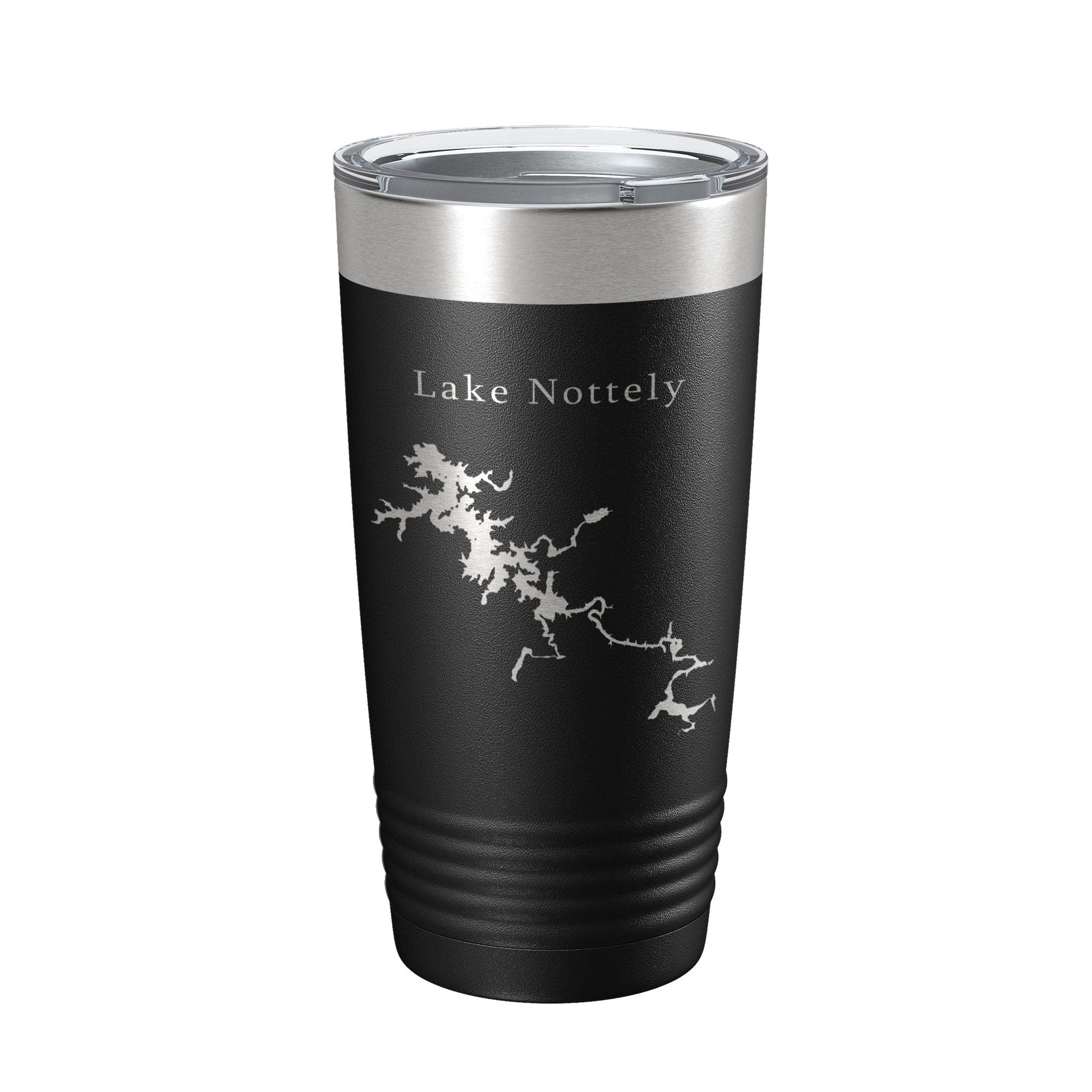 Lake Nottely Map Tumbler Travel Mug Insulated Laser Engraved Coffee Cup River Georgia 20 oz-0