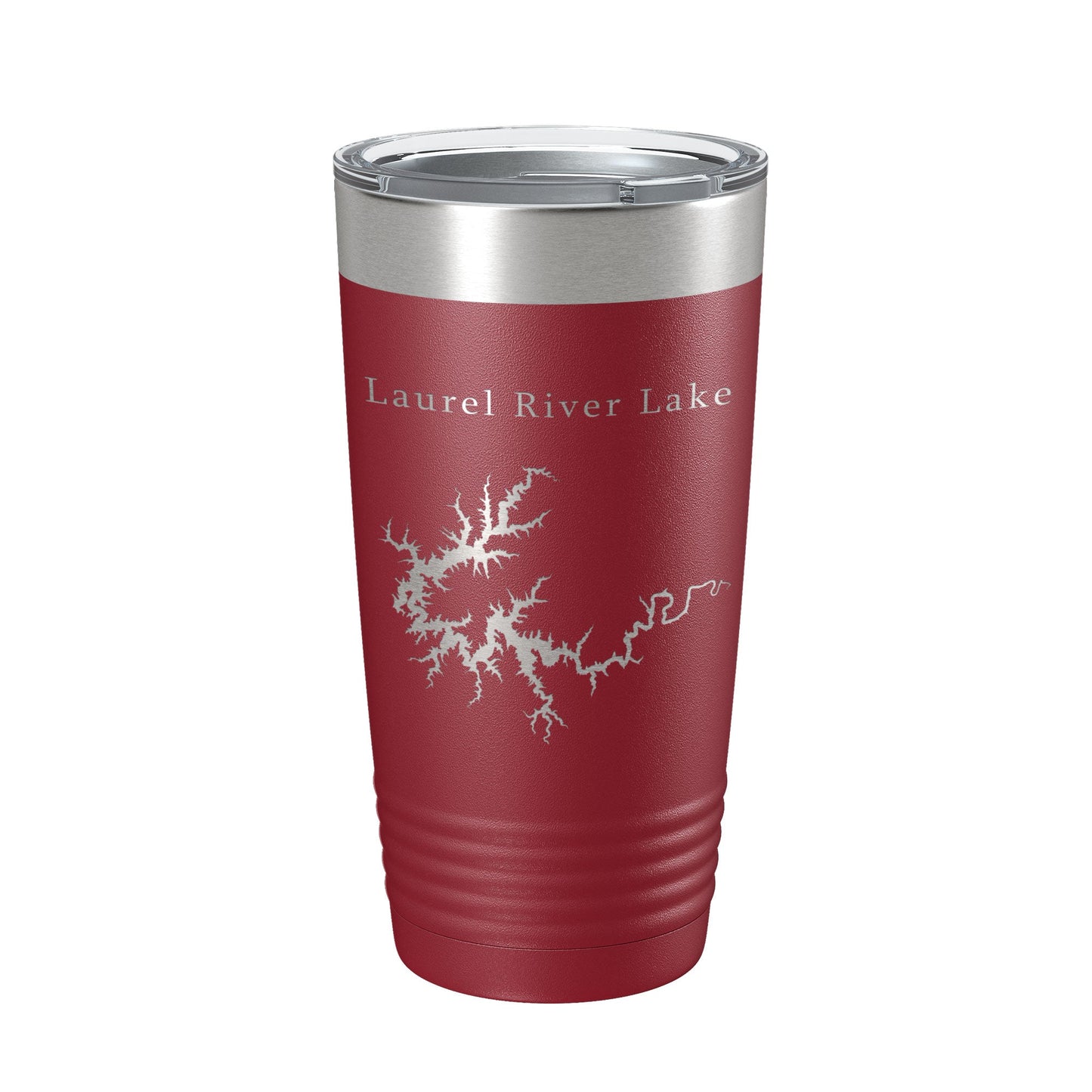 Laurel River Lake Map Tumbler Travel Mug Insulated Laser Engraved Coffee Cup Kentucky 20 oz-18