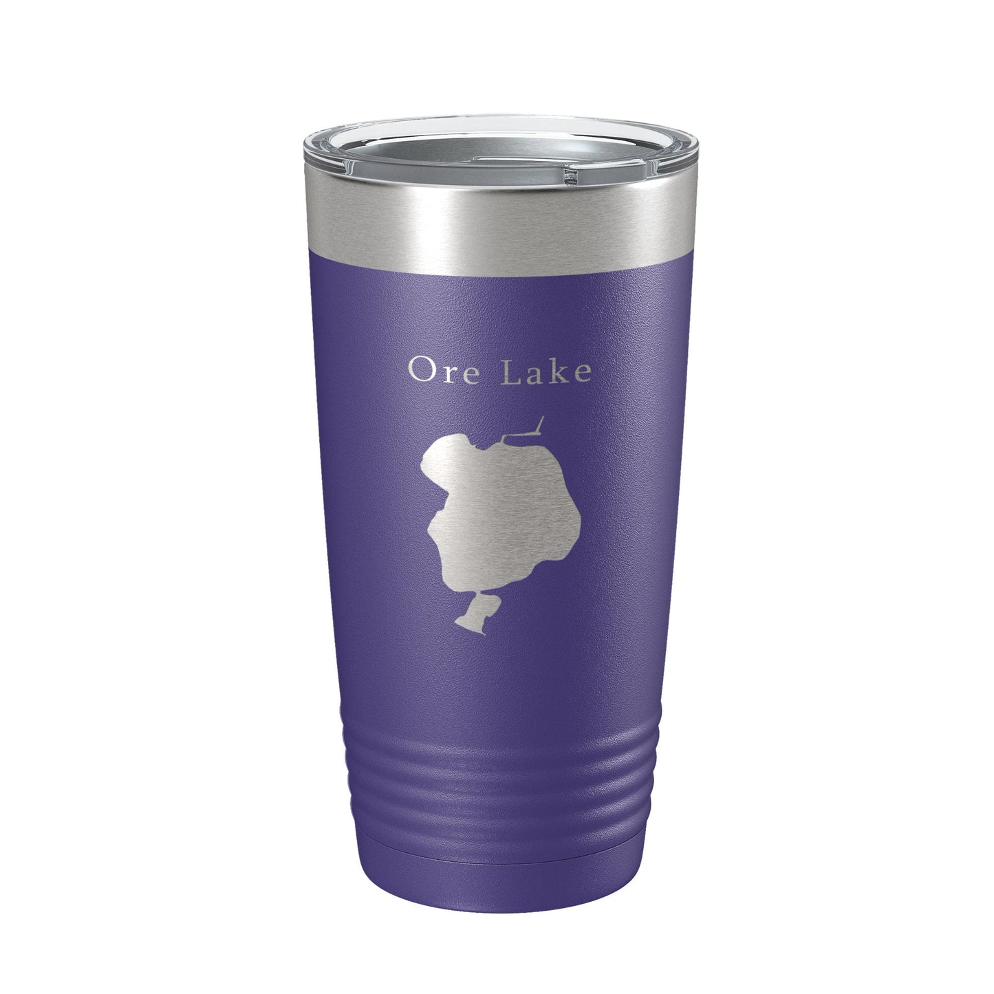 Ore Lake Map Tumbler Travel Mug Insulated Laser Engraved Coffee Cup Huron River Chain of Lakes Michigan 20 oz-15
