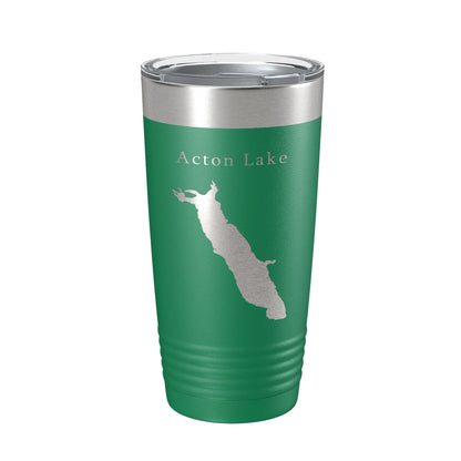 Acton Lake Hueston Woods Map Tumbler Travel Mug Insulated Laser Engraved Coffee Cup Ohio 20 oz-9