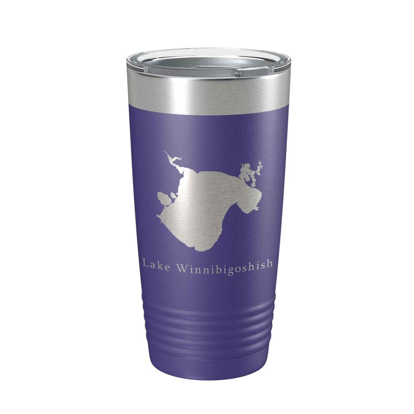 Lake Winnibigoshish Map Tumbler Travel Mug Insulated Laser Engraved Coffee Cup Minnesota 20 oz-15