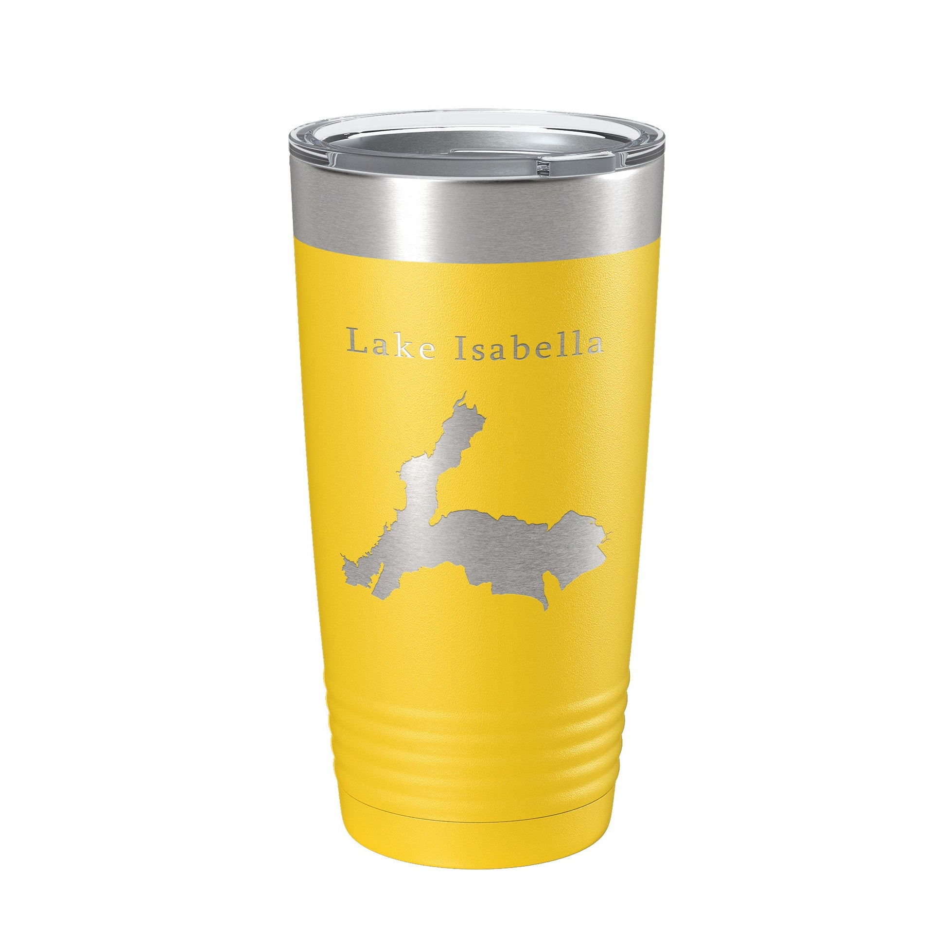 Lake Isabella Map Tumbler Travel Mug Insulated Laser Engraved Coffee Cup California 20 oz-4