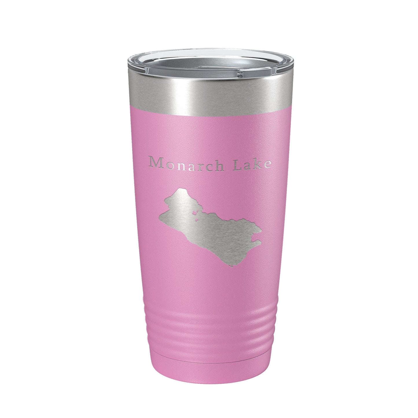 Monarch Lake Map Tumbler Travel Mug Insulated Laser Engraved Coffee Cup Colorado 20 oz-14