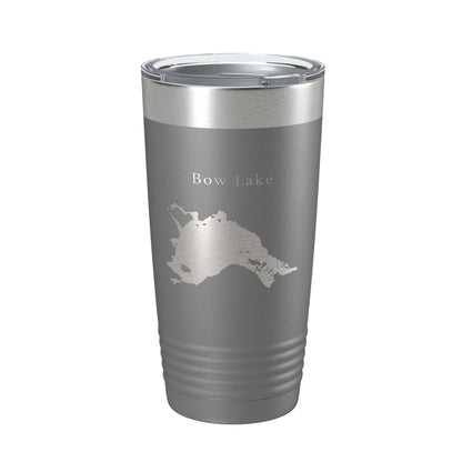 Bow Lake Map Tumbler Travel Mug Insulated Laser Engraved Coffee Cup New Hampshire 20 oz-16