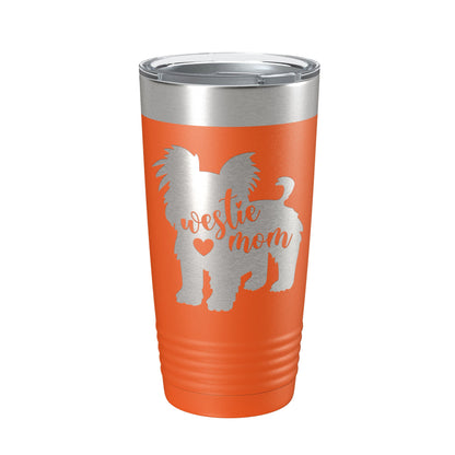 Westie Dog Mom Tumbler West Highland White Terrier Travel Mug Gift Insulated Laser Engraved Coffee Cup 20 oz-17