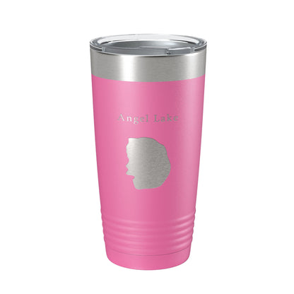 Angel Lake Map Tumbler Travel Mug Insulated Laser Engraved Coffee Cup Nevada 20 oz-11