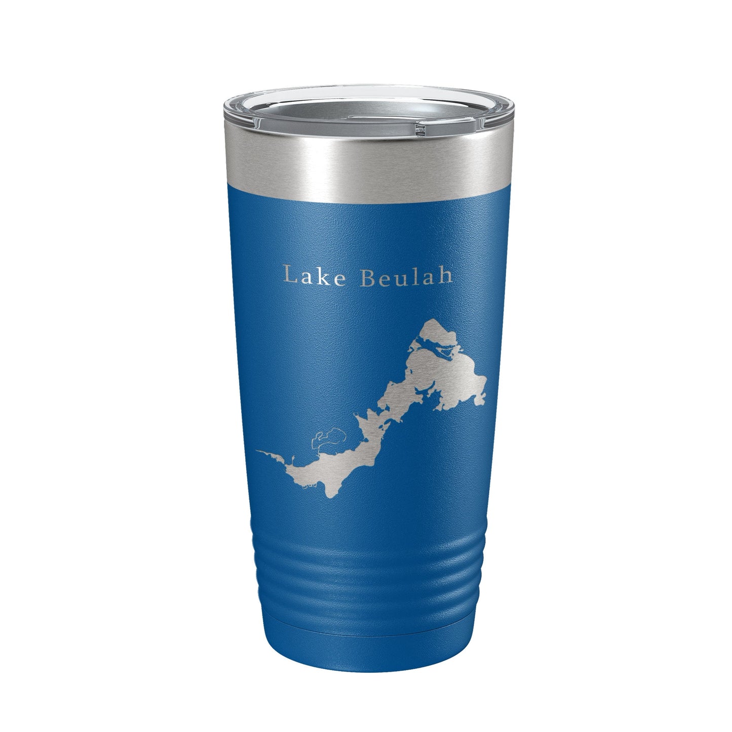 Lake Beulah Map Tumbler Travel Mug Insulated Laser Engraved Coffee Cup Wisconsin 20 oz-6