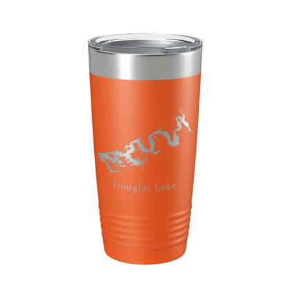 Douglas Lake Map Tumbler Travel Mug Insulated Laser Engraved Coffee Cup Tennessee 20 oz-17