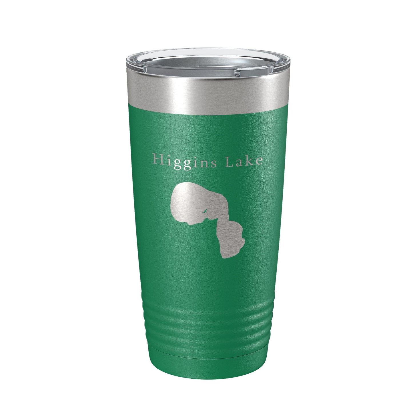 Higgins Lake Map Tumbler Travel Mug Insulated Laser Engraved Coffee Cup Michigan 20 oz-9
