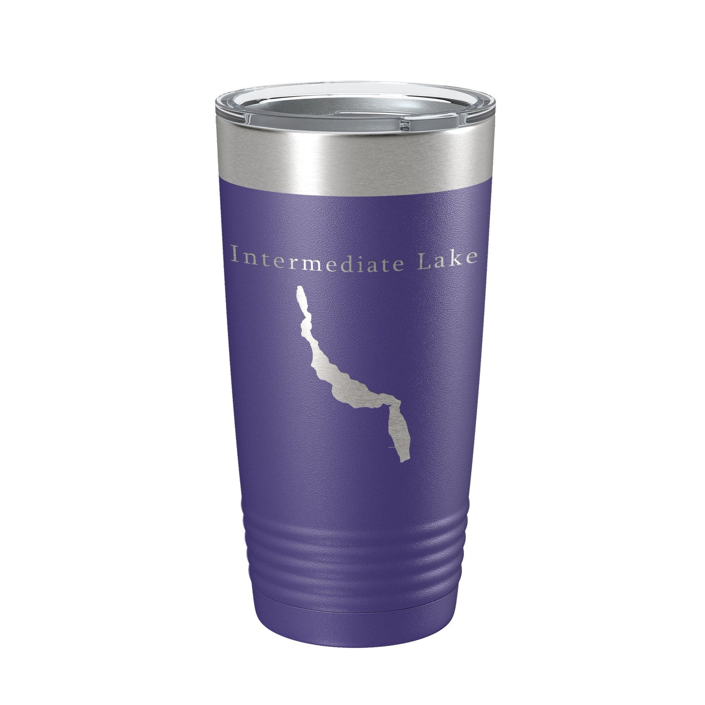 Intermediate Lake Map Tumbler Travel Mug Insulated Laser Engraved Coffee Cup Michigan 20 oz-15