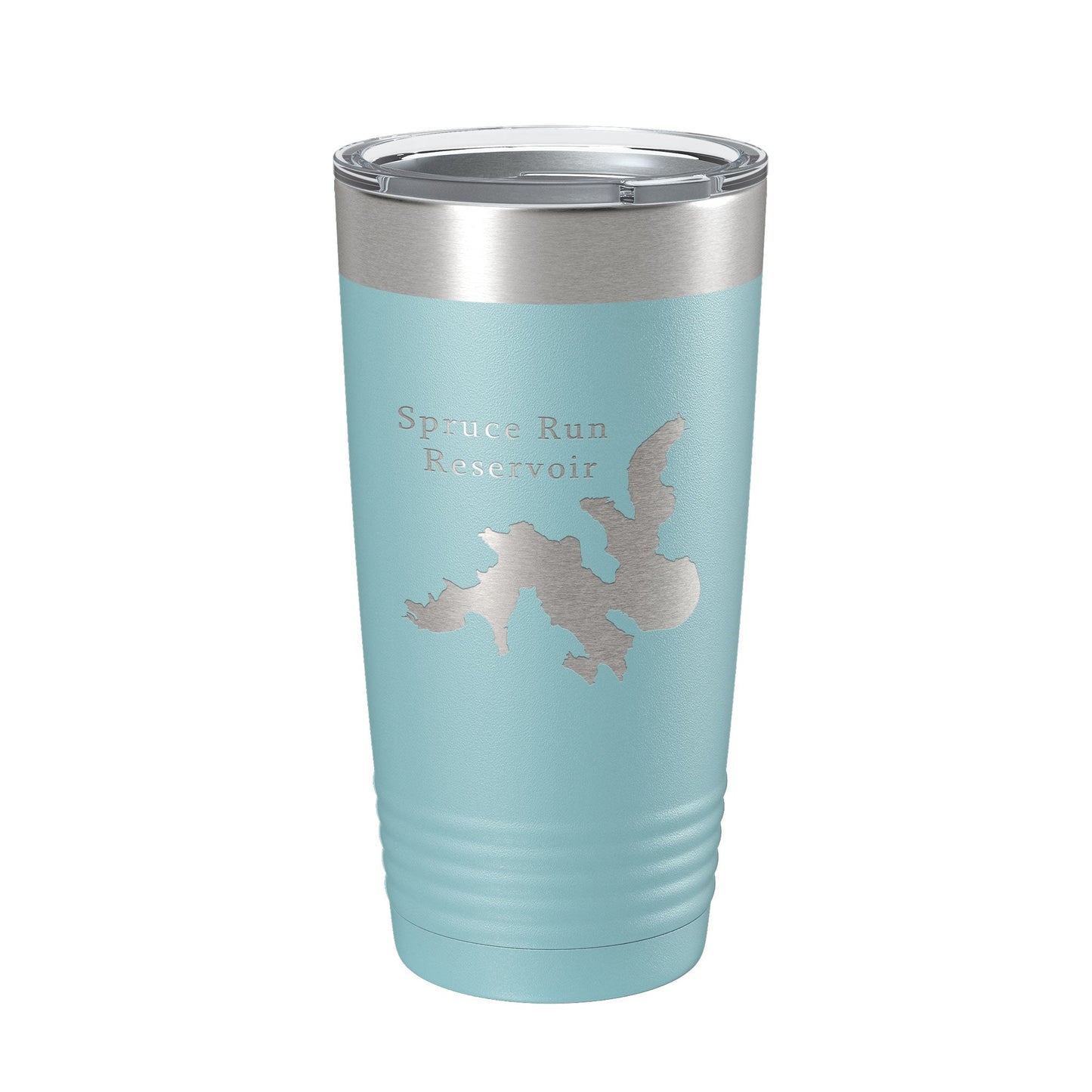 Spruce Run Reservoir Tumbler Lake Map Travel Mug Insulated Laser Engraved Coffee Cup New Jersey 20 oz-13