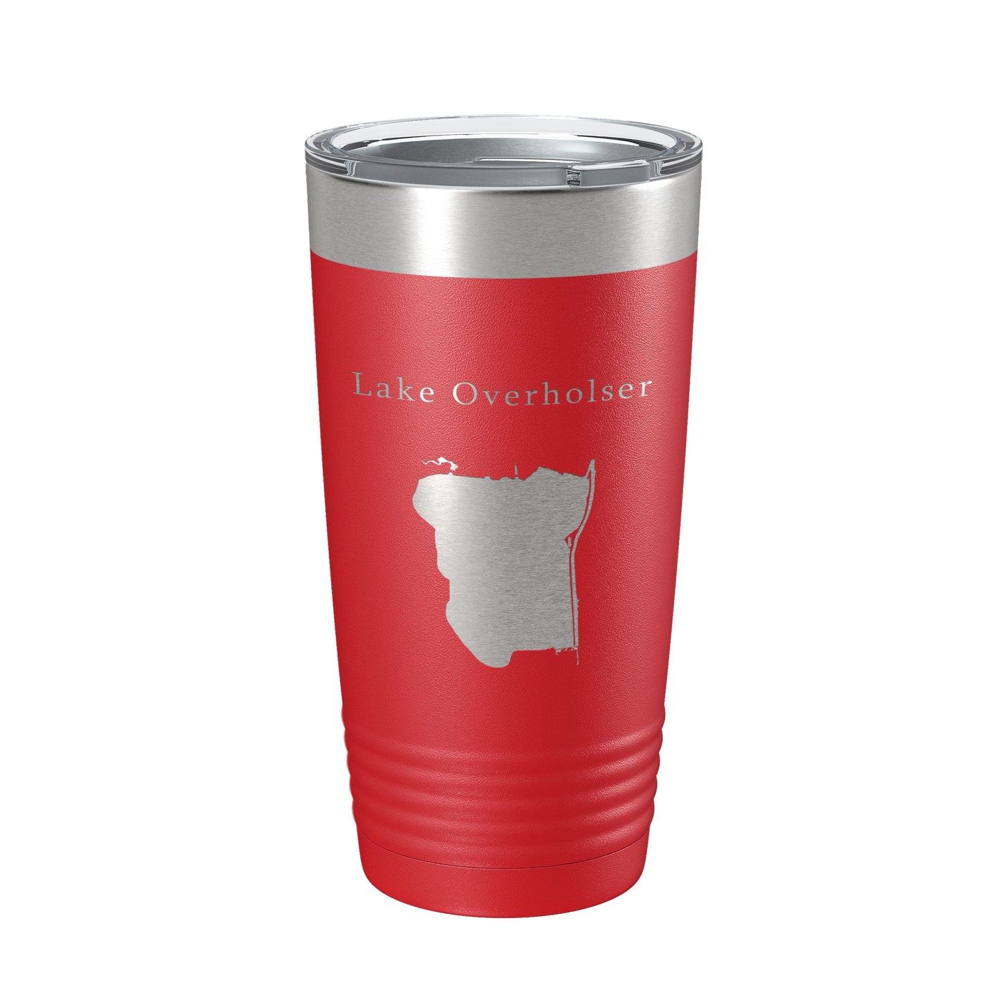 Lake Overholser Map Tumbler Travel Mug Insulated Laser Engraved Coffee Cup Oklahoma 20 oz-10