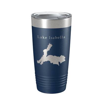 Lake Isabella Map Tumbler Travel Mug Insulated Laser Engraved Coffee Cup California 20 oz-8