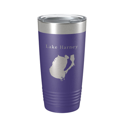Lake Harney Map Tumbler Travel Mug Insulated Laser Engraved Coffee Cup Florida 20 oz-15