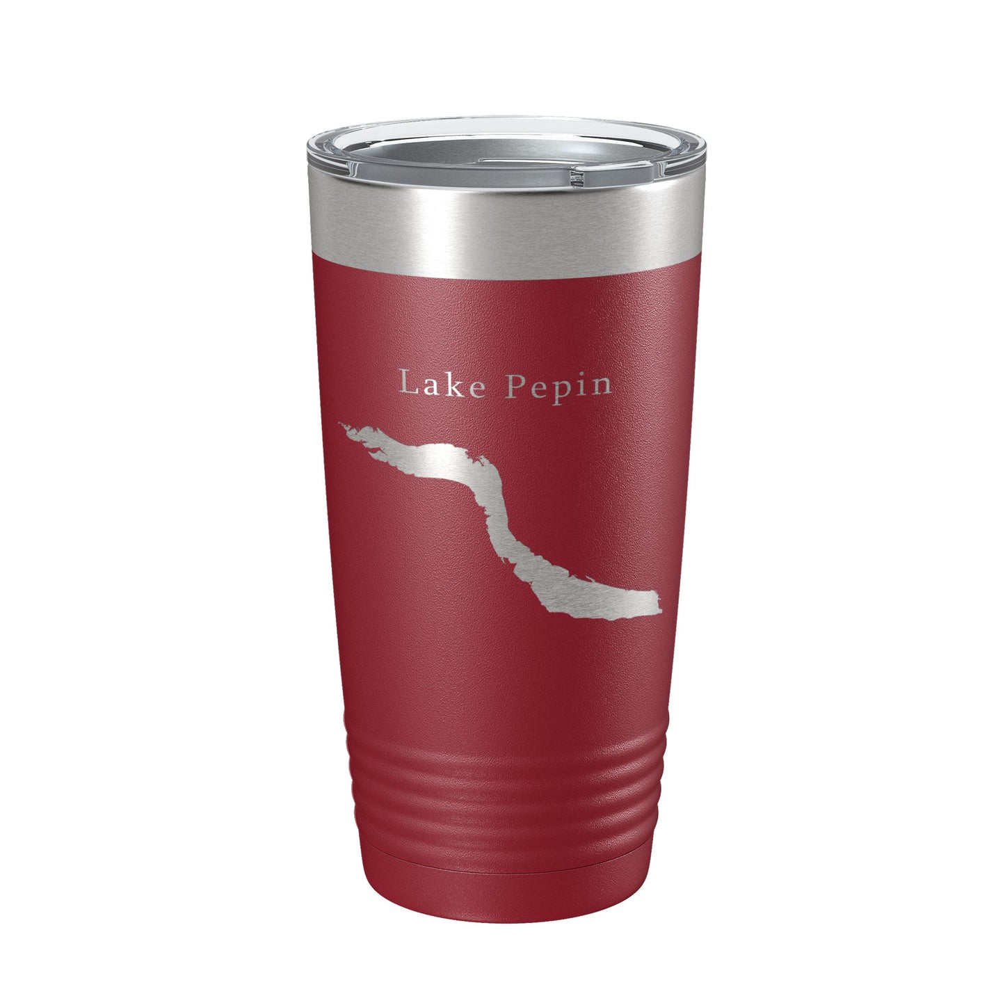 Lake Pepin Map Tumbler Travel Mug Insulated Laser Engraved Coffee Cup Minnesota Wisconsin 20 oz-18