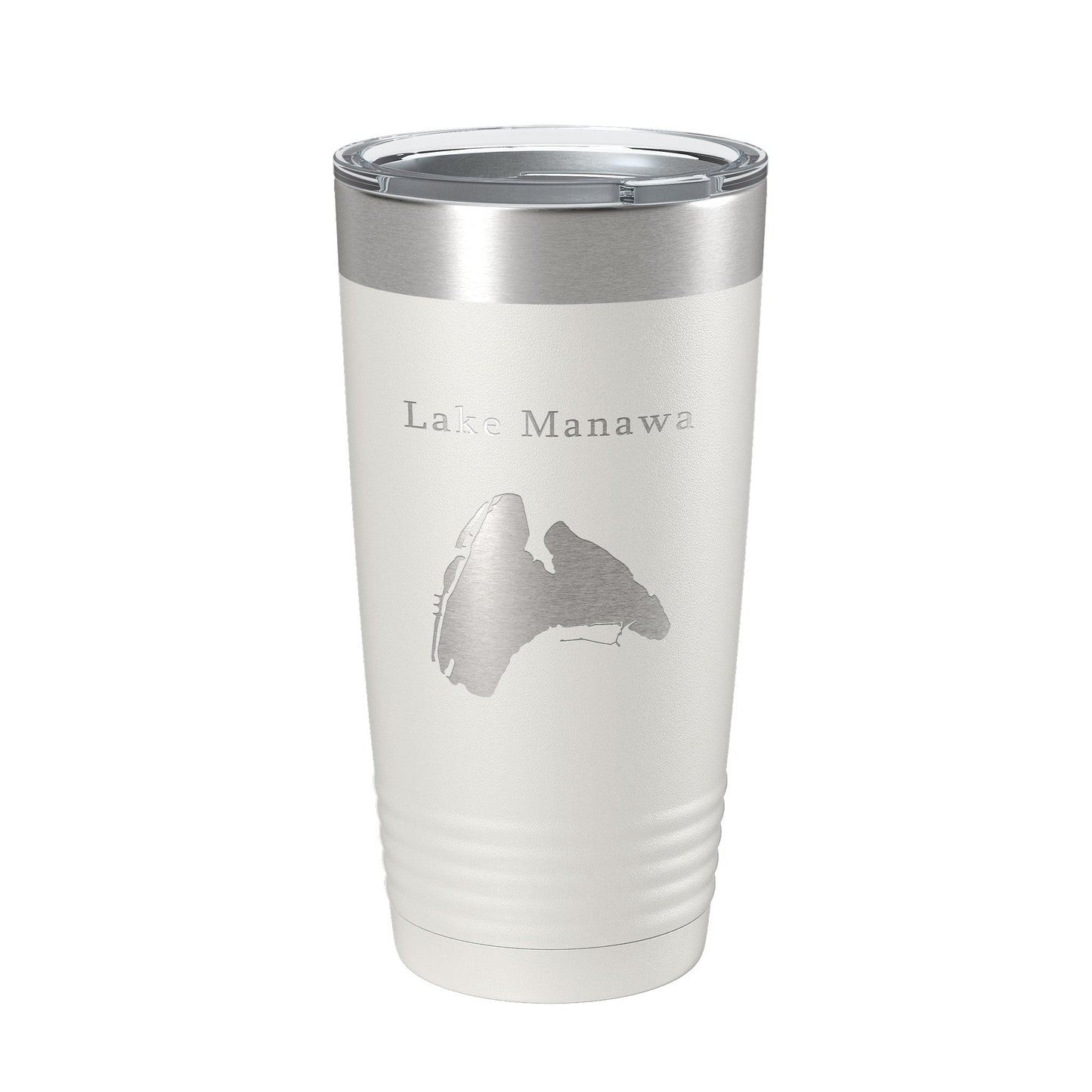 Lake Manawa Map Tumbler Travel Mug Insulated Laser Engraved Coffee Cup Iowa 20 oz-7