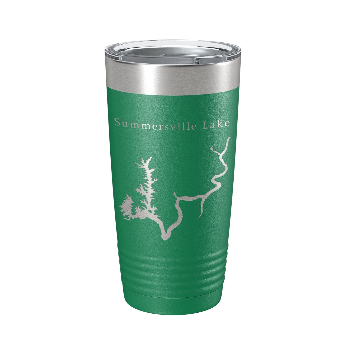 Summersville Lake Map Tumbler Travel Mug Insulated Laser Engraved Coffee Cup West Virginia 20 oz-9