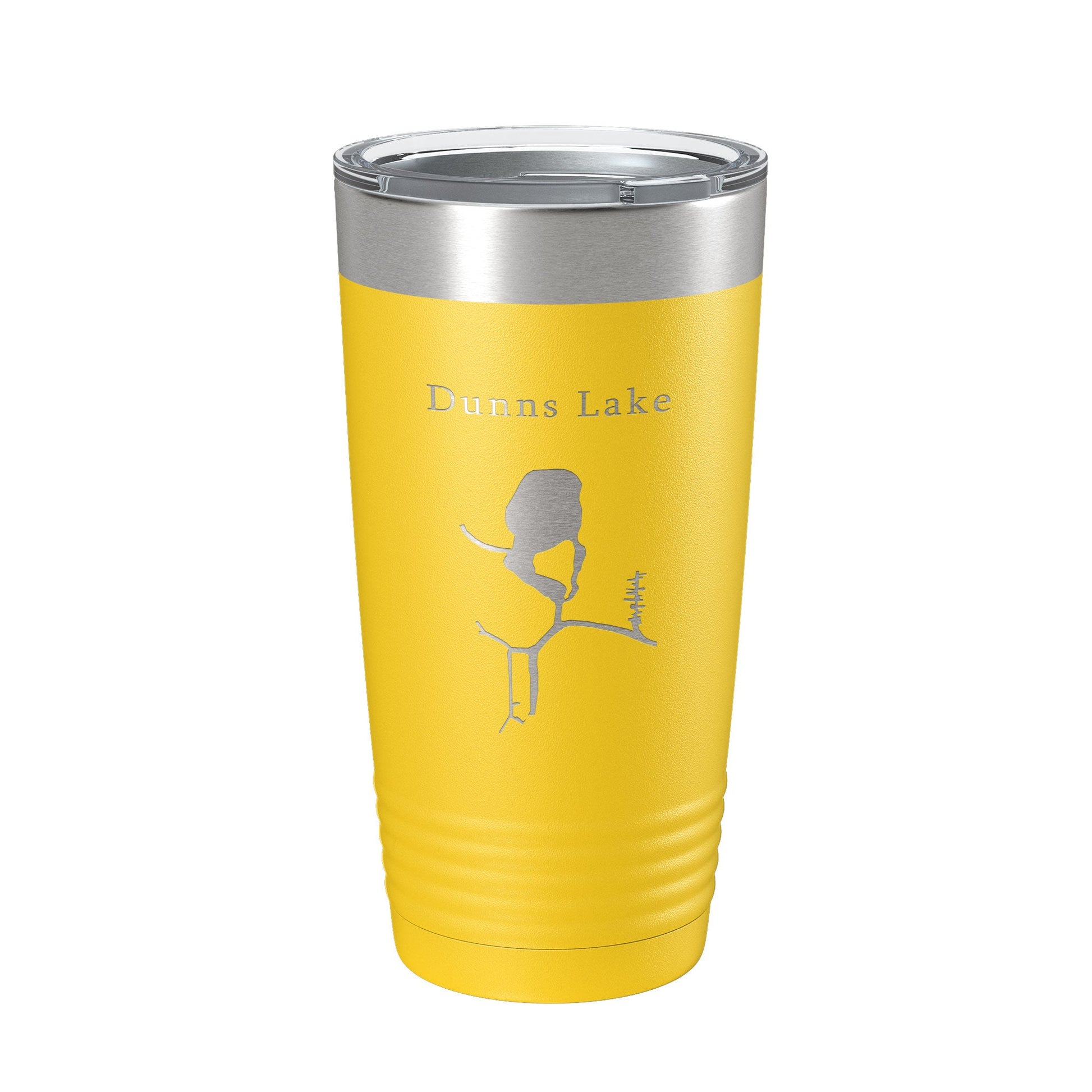 Dunns Lake Map Tumbler Travel Mug Insulated Laser Engraved Coffee Cup Illinois 20 oz-4