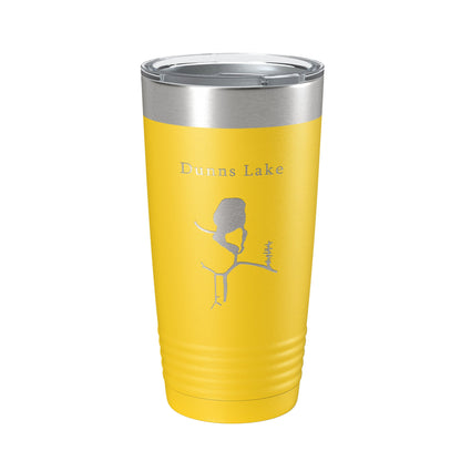 Dunns Lake Map Tumbler Travel Mug Insulated Laser Engraved Coffee Cup Illinois 20 oz-4