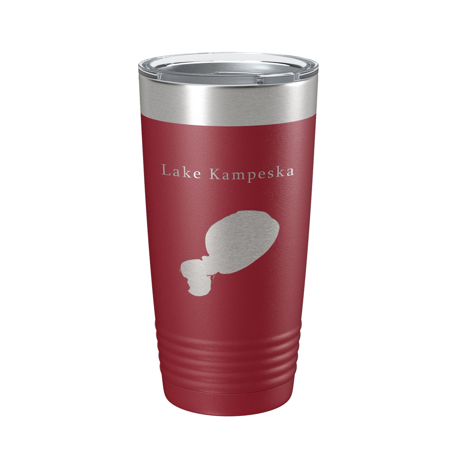 Lake Kampeska Map Tumbler Travel Mug Insulated Laser Engraved Coffee Cup South Dakota 20 oz-18