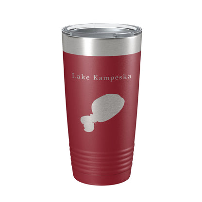 Lake Kampeska Map Tumbler Travel Mug Insulated Laser Engraved Coffee Cup South Dakota 20 oz-18