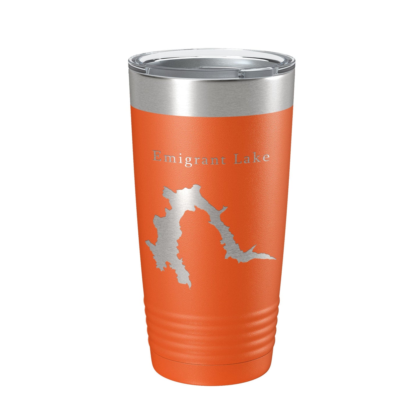 Emigrant Lake Map Tumbler Travel Mug Insulated Laser Engraved Coffee Cup Oregon 20 oz-17