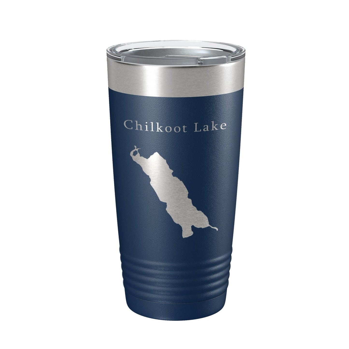Chilkoot Lake Map Tumbler Travel Mug Insulated Laser Engraved Coffee Cup Alaska 20 oz-8