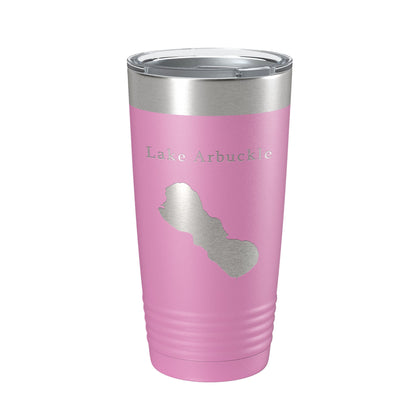 Lake Arbuckle Map Tumbler Travel Mug Insulated Laser Engraved Coffee Cup Florida 20 oz-14