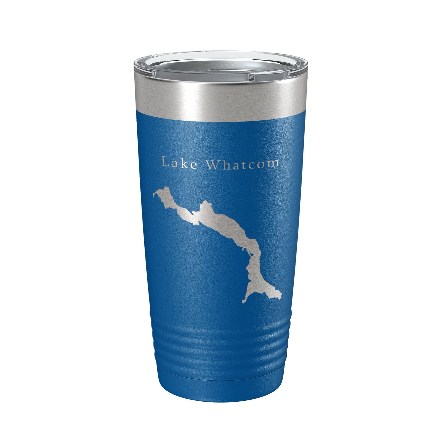 Lake Whatcom Map Tumbler Travel Mug Insulated Laser Engraved Coffee Cup Washington 20 oz-6