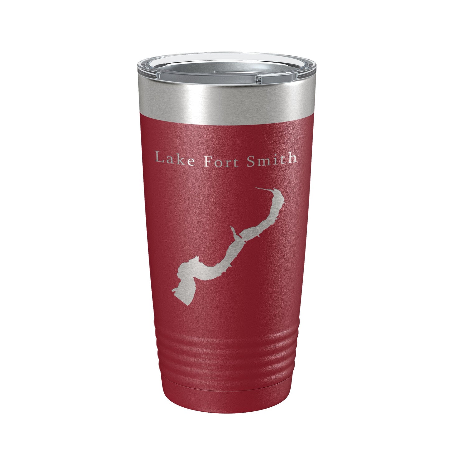 Lake Fort Smith Map Tumbler Travel Mug Insulated Laser Engraved Coffee Cup Arkansas 20 oz-18