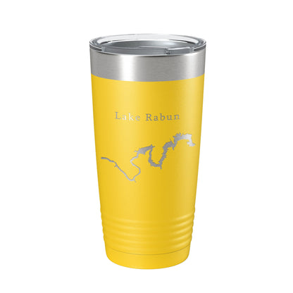 Lake Rabun Map Tumbler Travel Mug Insulated Laser Engraved Coffee Cup Georgia 20 oz-4