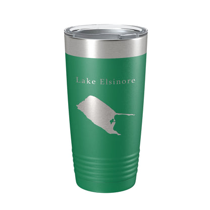 Lake Elsinore Map Tumbler Travel Mug Insulated Laser Engraved Coffee Cup California 20 oz-9