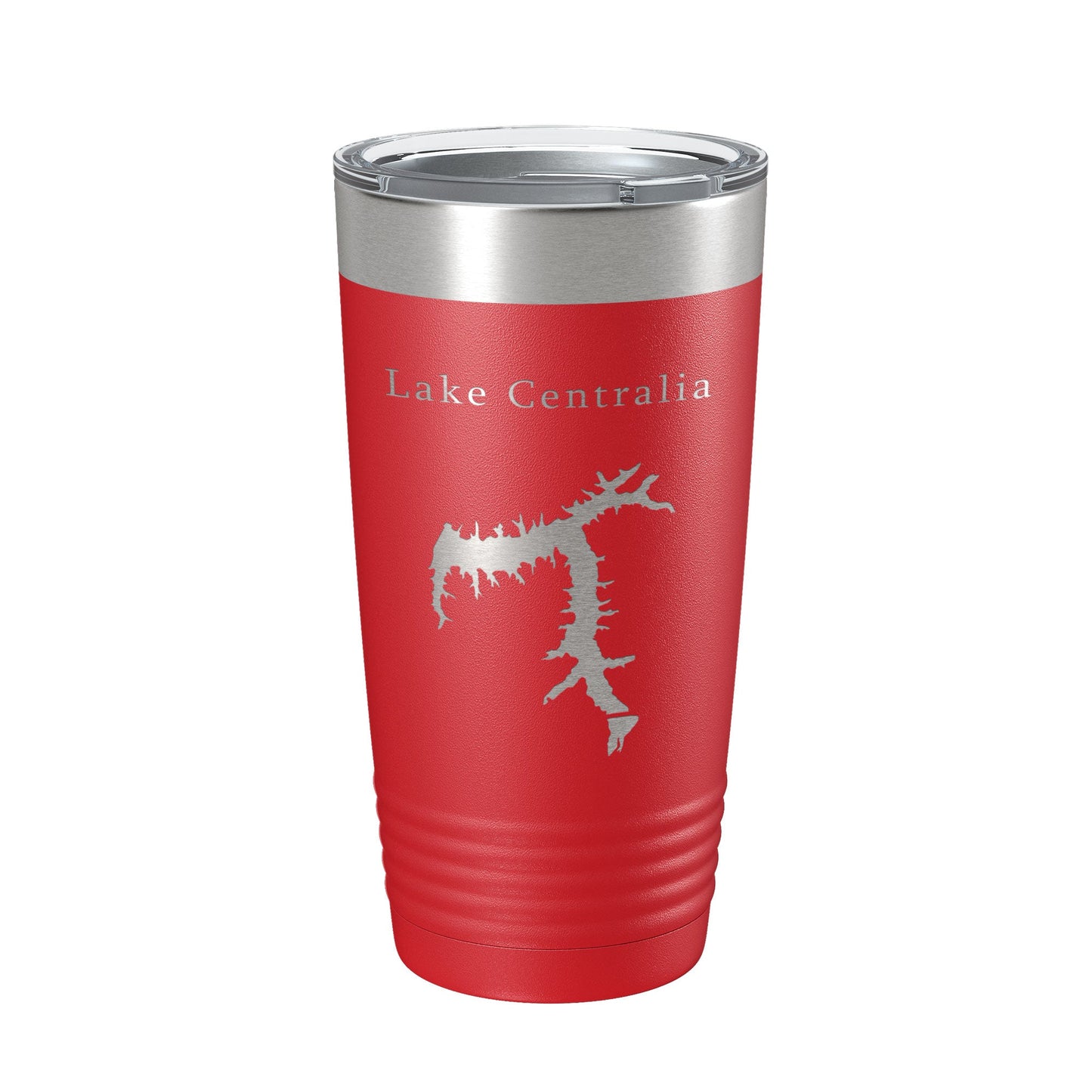 Lake Centralia Map Tumbler Travel Mug Insulated Laser Engraved Coffee Cup Illinois 20 oz-10