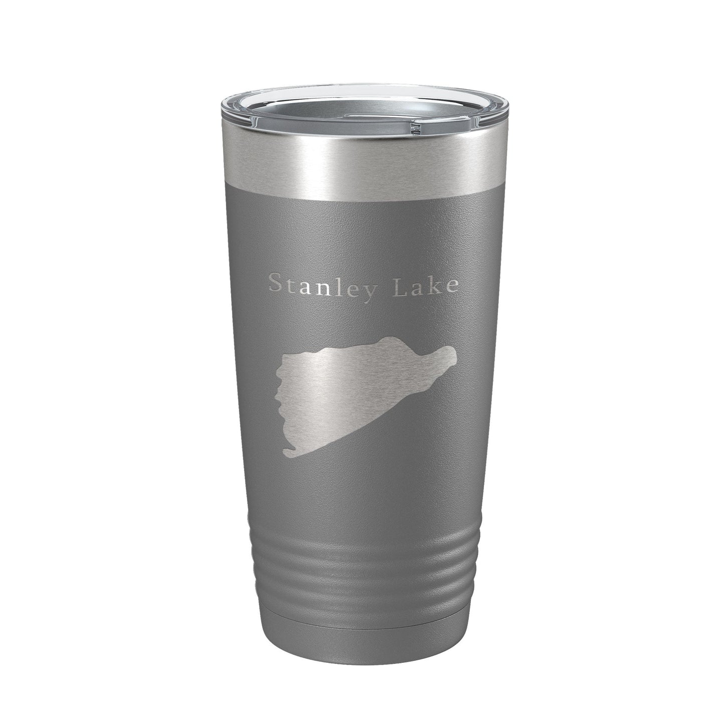 Stanley Lake Map Tumbler Travel Mug Insulated Laser Engraved Coffee Cup Idaho 20 oz-16